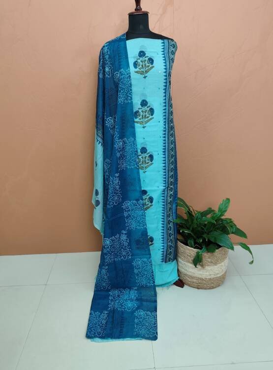 SILKY KOTA PRINTED SUITS-43734