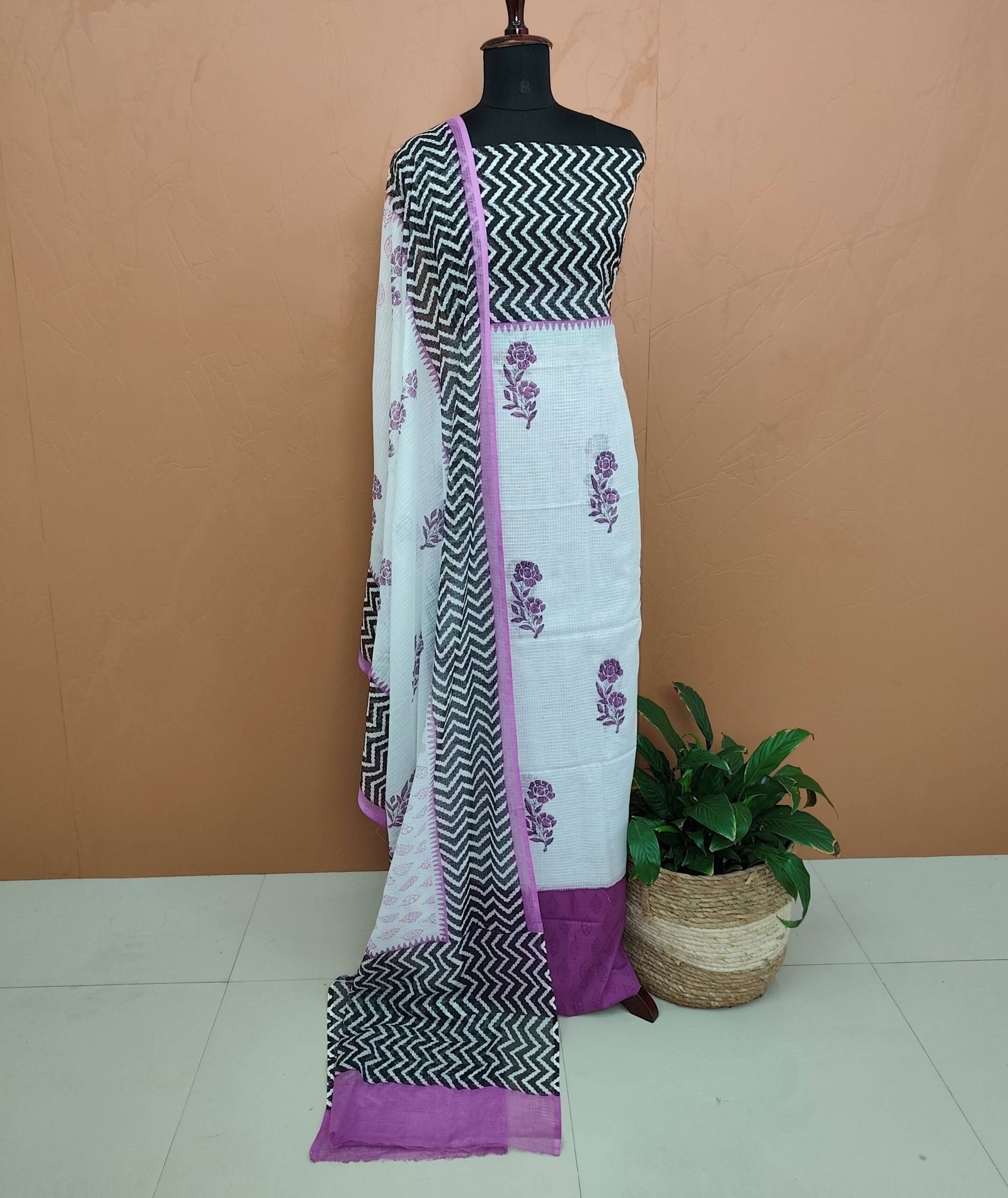 KOTA COTTON PRINTED SUITS-43553