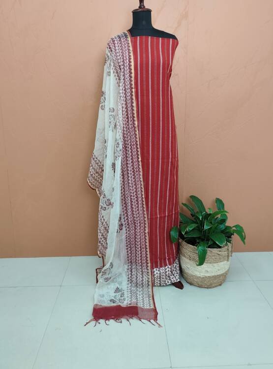 HANDLOOM COTTON SUITS-43584
