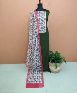 COTTON EMBROIDERED SUITS-43658