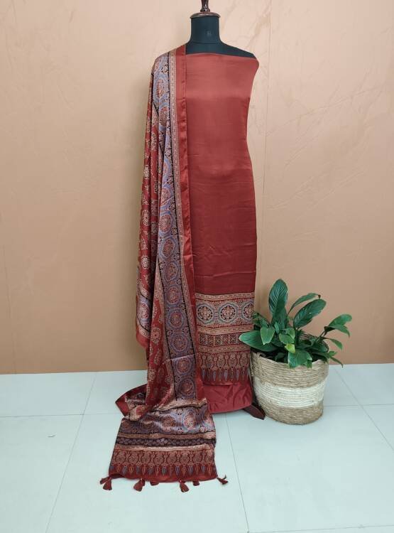 SEMI MODAL SILK SALWAR SUITS