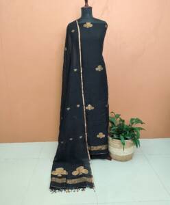 LINEN JAMDHANI WEAVING SALWAR SUITS