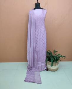 DOLA SILK EMBROIDERED SUITS