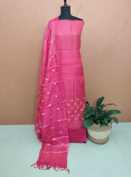 PURE TUSSER SILK SUITS