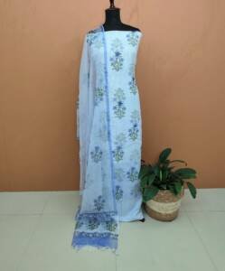 KOTA DORIA BLOCK PRINTED SUITS-43804