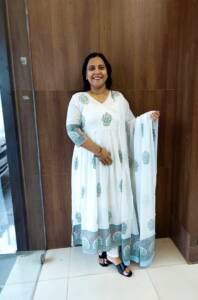 PRINTED COTTON KURTI-43701