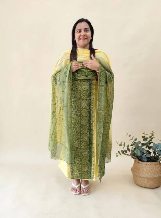 SILKY KOTA PRINTED SUITS-43927