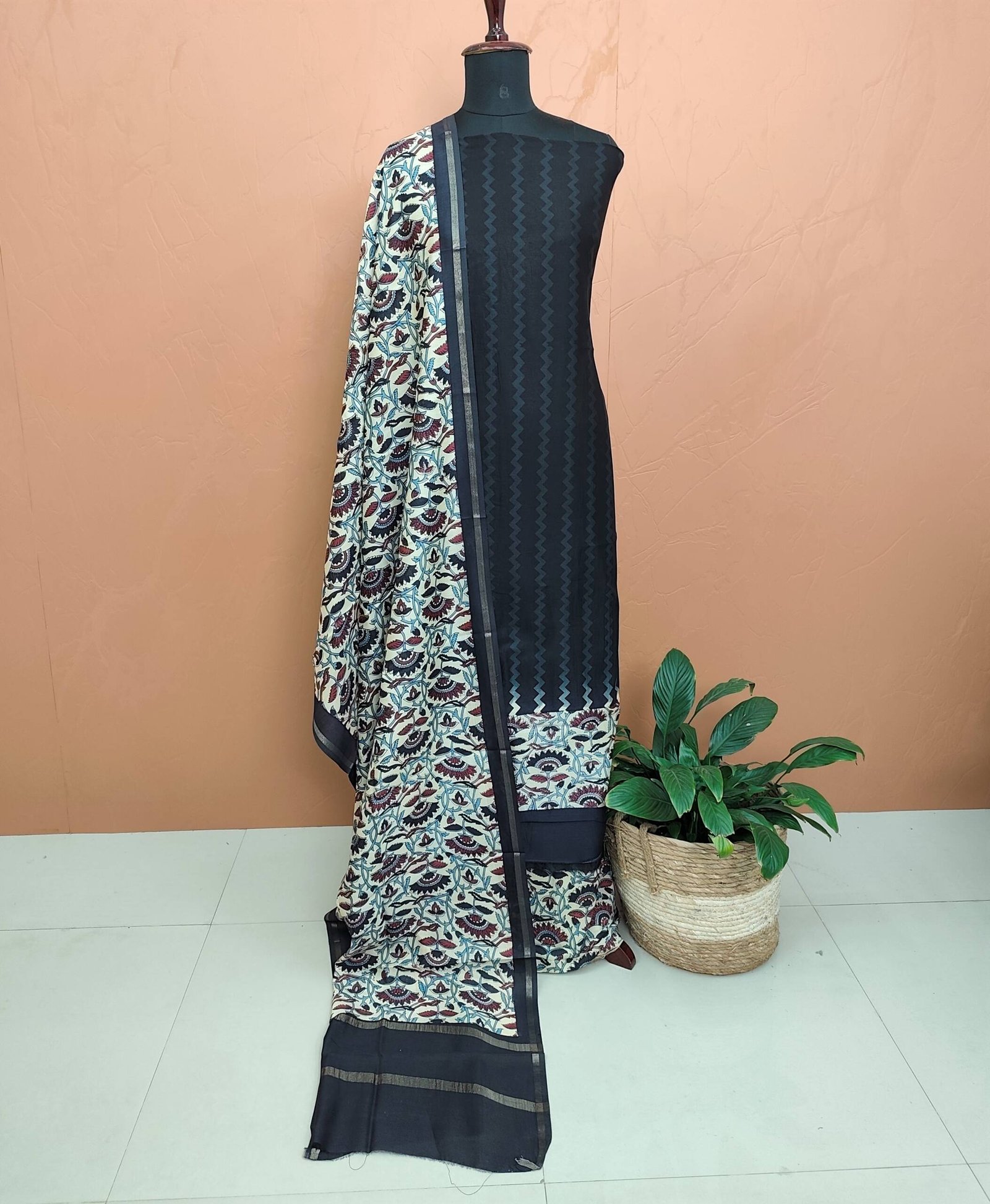 MAHESHWARI SILK SALWAR SUITS-43757
