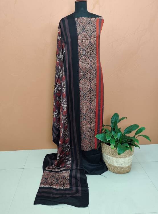 MODAL SILK SALWAR SUITS   43772