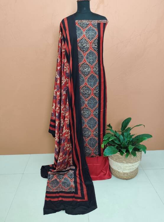MODAL SILK SALWAR SUITS   43772