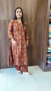 PRINTED COTTON CORD SET