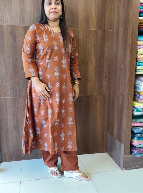 PRINTED COTTON CORD SET