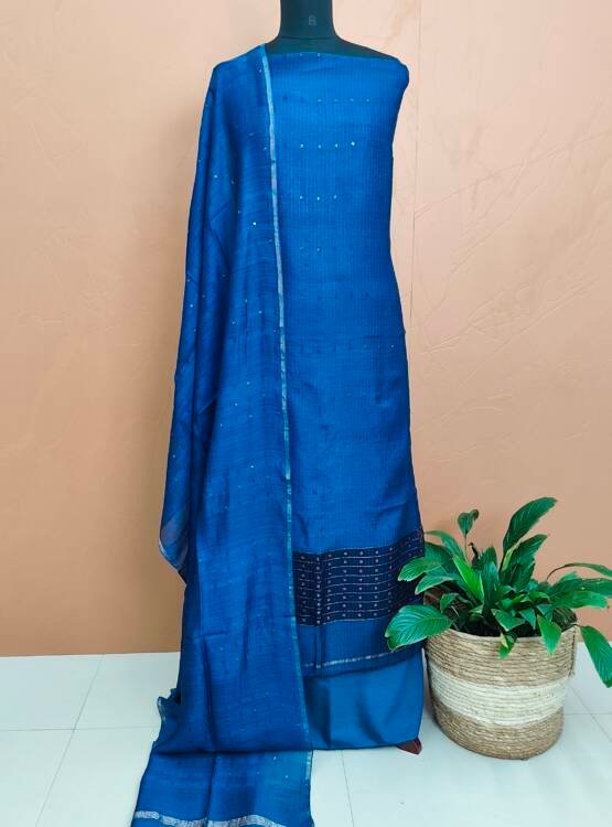 PURE MATKA TUSSER SILK SUITS-43851