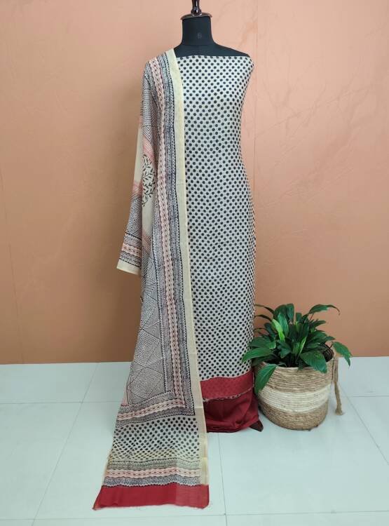 MAHESHWARI SILK SALWAR SUIT-43856