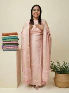 SOFT SILK TISSUE BANARASI SUITS-43849