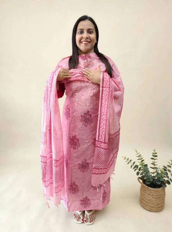 SILKY KOTA PRINTED SUITS-43737