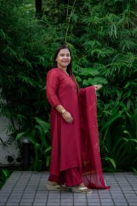 PURE CHANDERI SILK READY TO WEAR-43878