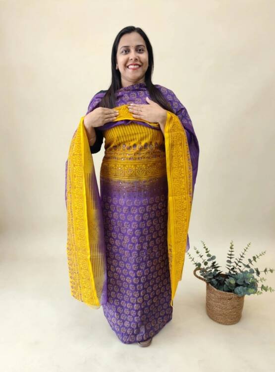 SILKY KOTA PRINTED SUITS-43902