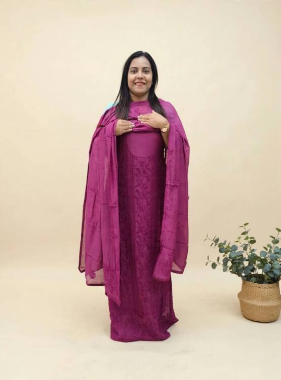 MAL CHANDERI SILK SALWAR SUITS-43901
