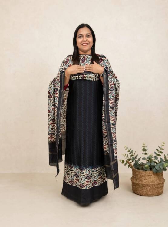 MAHESHWARI SILK SALWAR SUITS-43757