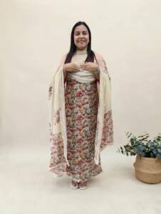 GEORGETTE FLORAL SUITS-3919