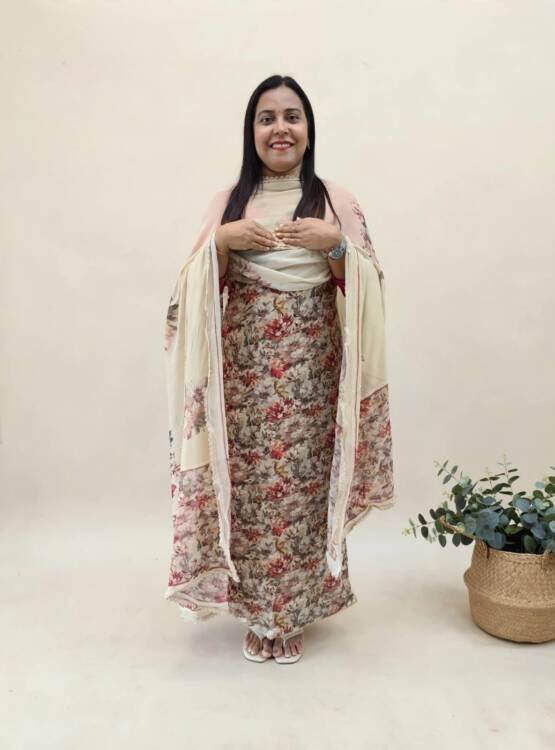 GEORGETTE FLORAL SUITS-3919