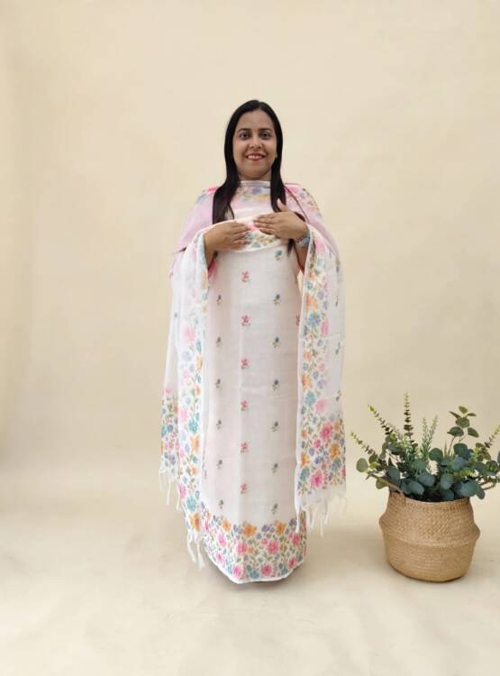 JUTE KOTA FLOERAL SUITS-4923