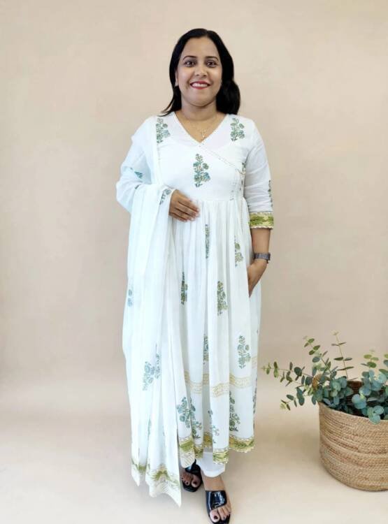 MAL COTTON KURTI SET  43701